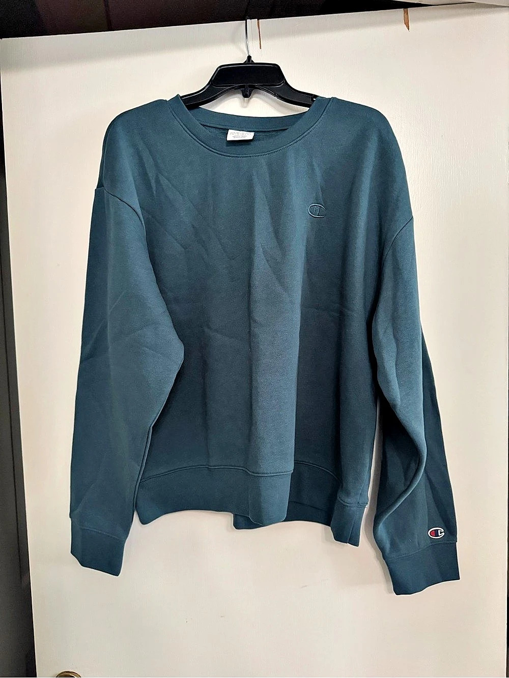 Champion Reverse Weave Crewneck Sweatshirt green/blue XL